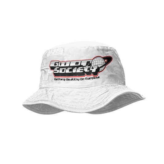 White Gwop Society Bucket Hat (Georgia Bulldogs/ Atlanta Falcons)