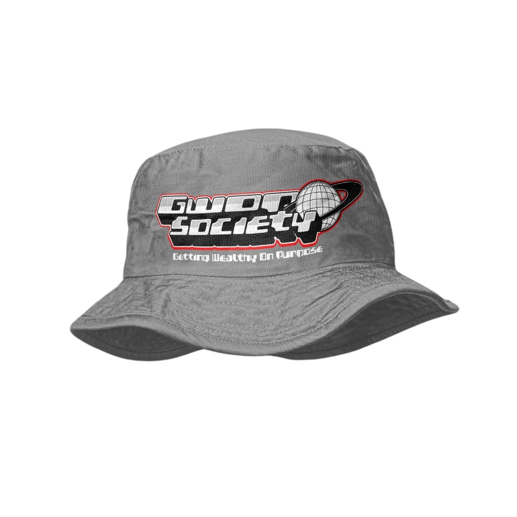 Gray Gwop Society Bucket Hat (Georgia Bulldogs/ Atlanta Falcons)